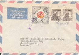 Iraq Air Mail Cover Sent To Denmark - Iraq