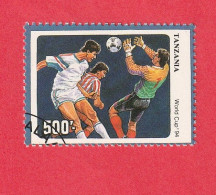 DPT1304sr- TANZÂNIA 1994- CTO (MUNDIAL DE FUTEBOL EUA' 94) - 1994 – USA