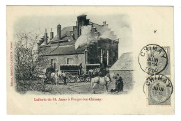 Forges-lez-chimay Laiterie De St. Anne     ATTELAGE  CHEVAUX  1900 - Chimay