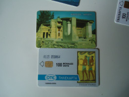 GREECE  USED CARDS 1994 MONUMENTS  CRETE KNOSSOS PALACE - Griechenland