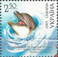 Ukraine 2005 (MNH) (Mi 729) - Black Sea Bottlenose Dolphin (Tursiops Truncatus Ponticus) - Dolphins