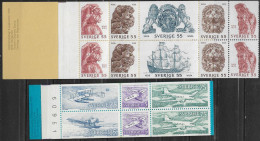 Suéde Lot 3  Carnets  C1794 C 625 Et C 740 - Neufs** - Couverture Du C740 Avec Petite Tache Non Traversante, Voir Scan - 1981-..