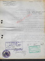 ROUMANIE LETTRE SUR TIMBRE PHARMACIE DR J. PETRESCU CACHET CONSULAT DE FRANCE À BUCAREST 1942 À G. EDGARD LABORATOIRE - World War 2 Letters