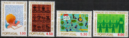 1973 Ensino Primário Oficial AF 1194-7 / Sc 1183-6 / YT 1196-9 / Mi 1216-9 Novo / MNH / Neuf / Postfrisch [zro] - Neufs