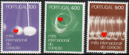 1972 Mês Internacional Do Coração AF 1149-51 / Sc 1138-40 / YT 1147-9 / Mi 1163-5 Novo / MNH / Neuf / Postfrisch [zro] - Neufs