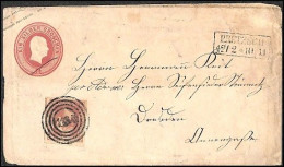 1868 STATIONERY From Prussia Ein Silben Groschen, Pretzscs Cancel Upgraded - Postwaardestukken