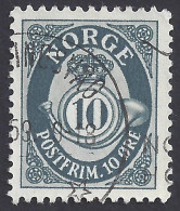 NORVEGIA 1921-9 - Unificato 93A° - Corno Posta | - Gebraucht