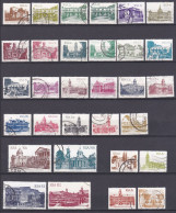 Definitives, Buildings - 1982-1987 - Oblitérés