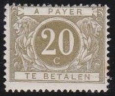 Belgie  .   OBP    .  TX  14  (2 Scans)    .    *    .   Ongebruikt Met Gom    .   /   .    Neuf Avec Gomme - Briefmarken