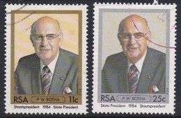 Pieter Willem Botha - 1984 - Used Stamps