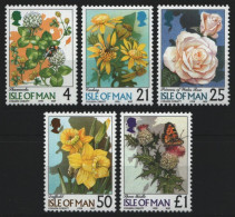 Isle Of Man 1998 - Mi-Nr. 748-752 I ** - MNH - Blumen / Flowers - Man (Ile De)