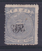 Fiji: 1876/77   Badge    SG28    1d   Grey-blue   MH - Fiji (...-1970)