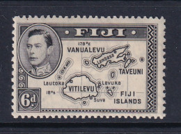 Fiji: 1938/55   KGVI    SG260    6d    [Die I  Without 180]  [Perf: 13 X 12] MH - Fiji (...-1970)