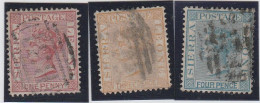 Sierra Leone 1875-96 - 3 Val. Used - Sierra Leona (...-1960)