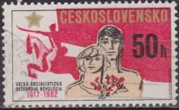 Société - TCHECOSLOVAQUIE - Révolution D'octobre - N° 2505 - 1982 - Gebraucht