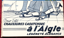 Buvard à L'Aigle Chaussures Caoutchouc Bon Buvard -Vintage Publicité- Publicitaire-légèreté élégance Pour L'été - Schoenen