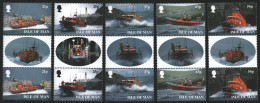 Isle Of Man 1999 - Mi-Nr. 791-795 ** - MNH - Stegpaare - Boote / Boats - Man (Ile De)