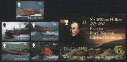 Isle Of Man 1999 - Mi-Nr. 791-795 & Block 34 ** - MNH - Boote / Boats - Man (Ile De)