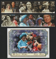 Isle Of Man 2000 - Mi-Nr. 853-858 & Block 39 ** - MNH - 100.Geburtstag Queen Mum - Man (Ile De)