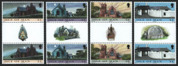 Isle Of Man 1999 - Mi-Nr. 831-834 ** - MNH - Stegpaare - Weihnachten / X-mas - Man (Ile De)