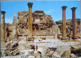 JORDAN JERASH CHURCH APOSTLES MARTYRS RUINS BUILDING CARD POSTCARD CARTOLINA ANSICHTSKARTE CARTE POSTALE POSTKARTE CP - Jordania