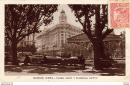 ARGENTINE  BUENOS AIRES  Plaza Mayo Y Diagonal Norte  ..... - Argentine