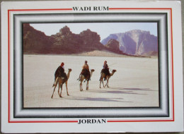 KINGDOM JORDAN DESERT WADI RUM MOUNTAINS ROCKS POSTCARD CARTOLINA KARTE CARTE POSTALE ANSICHTSKARTE CARD POSTKARTE - Jordan