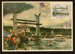 76 - Rouen - TàM Pont Gustave Flaubert Oblitération Haute Normandie Comme J'aime Sur CP Concordante- 2010 - Other & Unclassified