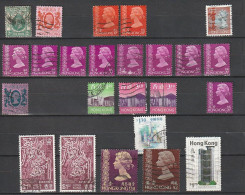 Hong Kong ,lot De 24 Timbres Oblitéré - Collections, Lots & Series