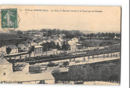 CPA 18 Dun Sur Auron La Gare Et Le Nouveau Lavoir  - Dun-sur-Auron