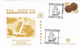 53319. Carta TARRAGONA 2005. Exposicion Mare Nostrum, Ship, Barco, Bergantin Maria Assumpta - Storia Postale