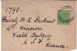 AUSTRALIA 1916  WRAPPER SENT TO FRANCE /PART/ - Brieven En Documenten