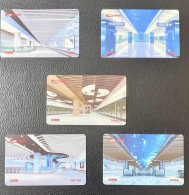 China Nanchang Metro One-way Card/one-way Ticket/subway Card，5 Pcs - Mondo