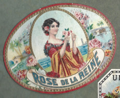 Publicite   Cigare - Tabac  - Rose De La Reine   -  Vers 1880 -1900 - Avec Relief - Altri & Non Classificati