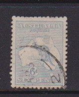 AUSTRALIA    1915    6d  Dull  Blue    Wmk W6      USED - Oblitérés