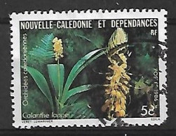 NOUVELLE CALEDONIE:Flore:Orchidées Calédoniennes Multicolores    N°521  Année:1986. - Gebruikt