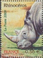 France 2009 (MNH) (Mi 4706) - White Rhinoceros (Ceratotherium Simum). - Neushoorn