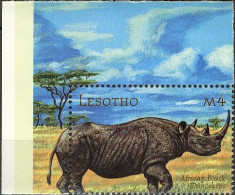 Lesoth 2000 (Yv 1629) - Black Rhino, Hook-lipped Rhinoceros (Diceros Bicornis) - Rinoceronti
