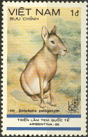 Vietnam 1985 (MNH) (Mi 1581) - Patagonian Mara (Dolichotis Patagonum) - Roedores