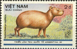 Vietnam 1985 (MNH) (Mi 1582) - Capybara (Hydrochoerus Hydrochaeris) - Nager