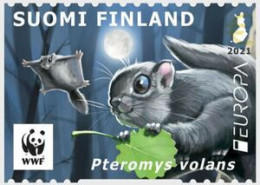 Fiinland 2021 (MNH) (Mi 2745) - Siberian Flying Squirrel (Pteromys Volans) - Roedores