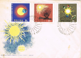 53330. Carta F.D.C. WARSZAWA (Polska) Polonia 1965. Años Internacionales De SOL Tranquilo, Space, Astronomia - Lettres & Documents