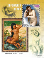 2023-02 - CENTRAL AFRICAN-  NUDE PAINTINGS         1V  MNH** - Desnudos