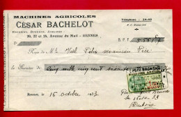 1933 - Timbre Fiscal Type "Médaillon De Daussy" 1,50 Francs - Tp N° 26 - Lettres & Documents