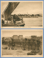 * 2 Cp - EGYPT - ASSUAN - ASSOUAN - Seen From Elephantine Island - Philae Before The Inundation - Edit. LEHNERT LANDROCK - Assouan