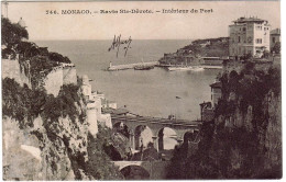 MONACO - Ravin Sainte-Dévote - Intérieur Du Port - D 1312 - Porto