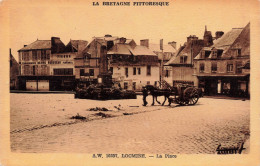 LOCMINÉ - La Place - Attelage - Monument Aux Morts - Locmine