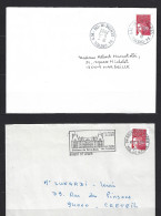 FRANCE 2001 - LUQUET RF . Y&T N° 30 Adhésif T.V.P. Rouge Type (II). Sur 2 Lettres. Avec Anomalies Et/ou Curiosités. TB. - 1997-2004 Marianne (14. Juli)