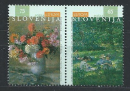 Slovénie YT 134-135 Se-tenant Neuf Sans Charnière XX MNH Europa 1996 - Slowenien