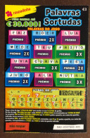 116 G, Lottery Tickets, Portugal, « Raspadinha », « PALAVRAS SORTUDAS Pode Ganhar Até € 30.000 », Nº 542 - Billetes De Lotería